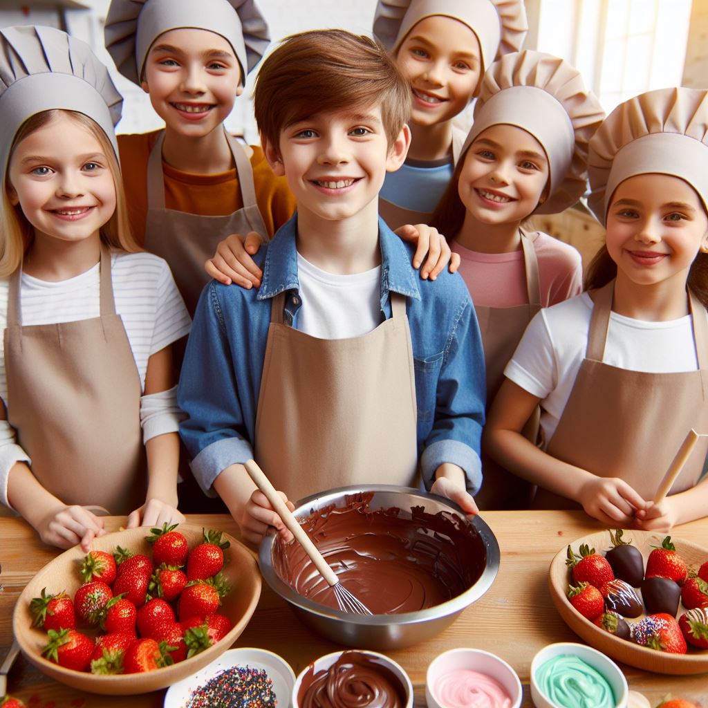 Atelier Chocolat pour enfant – Fraise d'amour